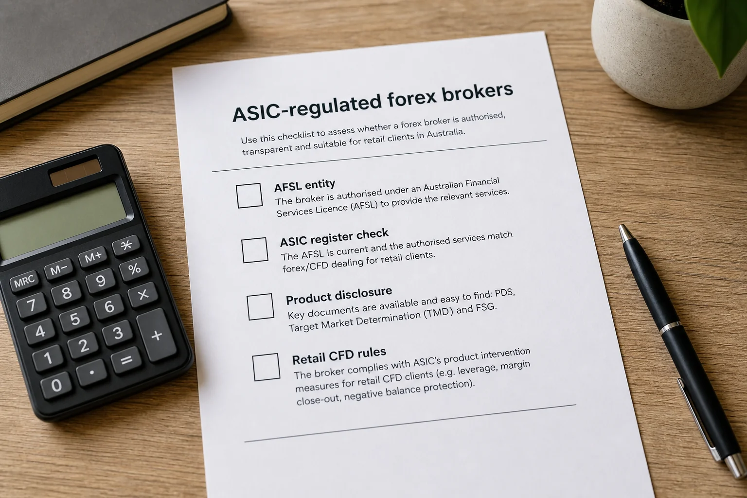 وسطاء الفوركس المنظّمون من ASIC: ماذا يعني ذلك؟ (2026)