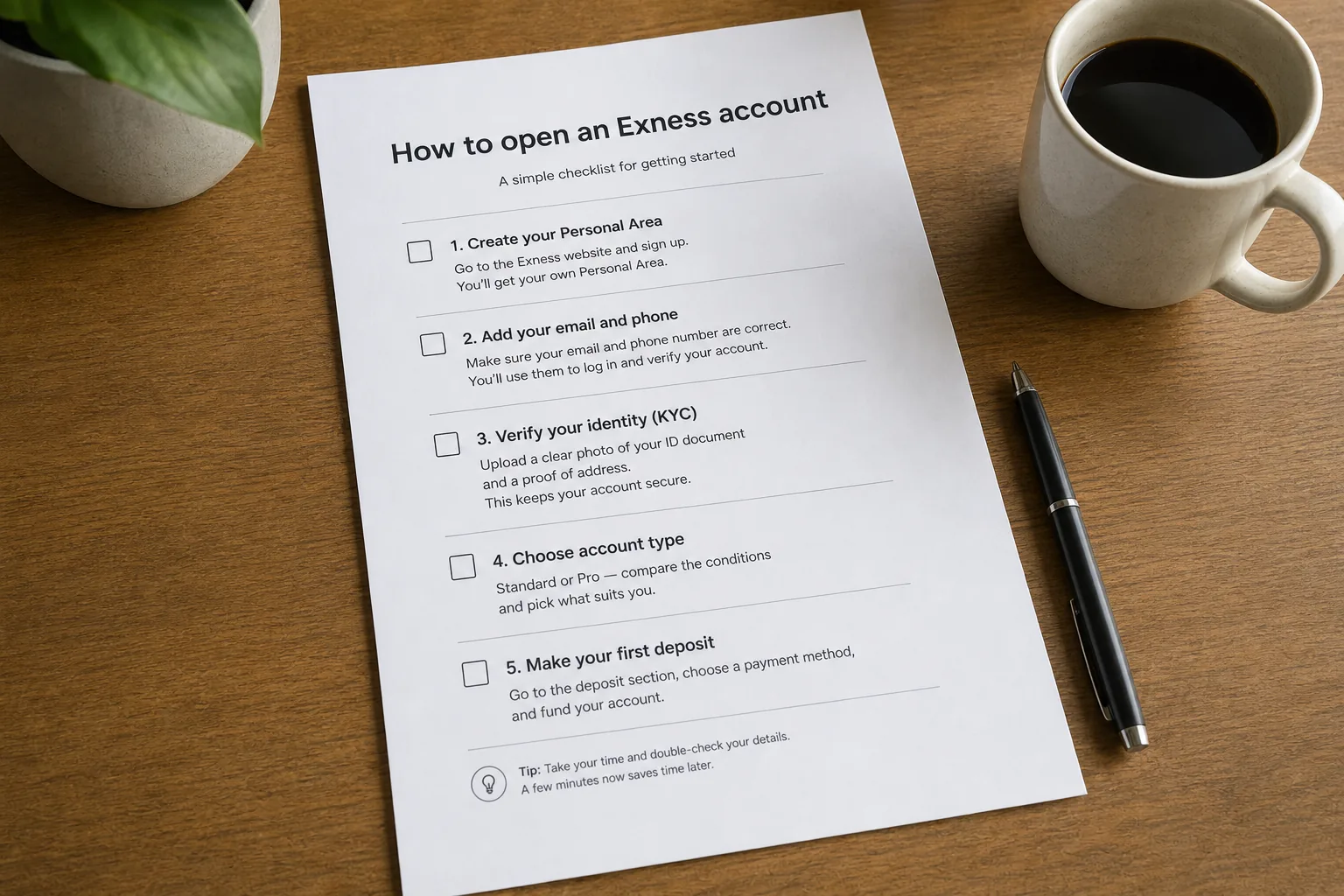 How to Open an Exness Account: Step-by-Step Guide (2026)
