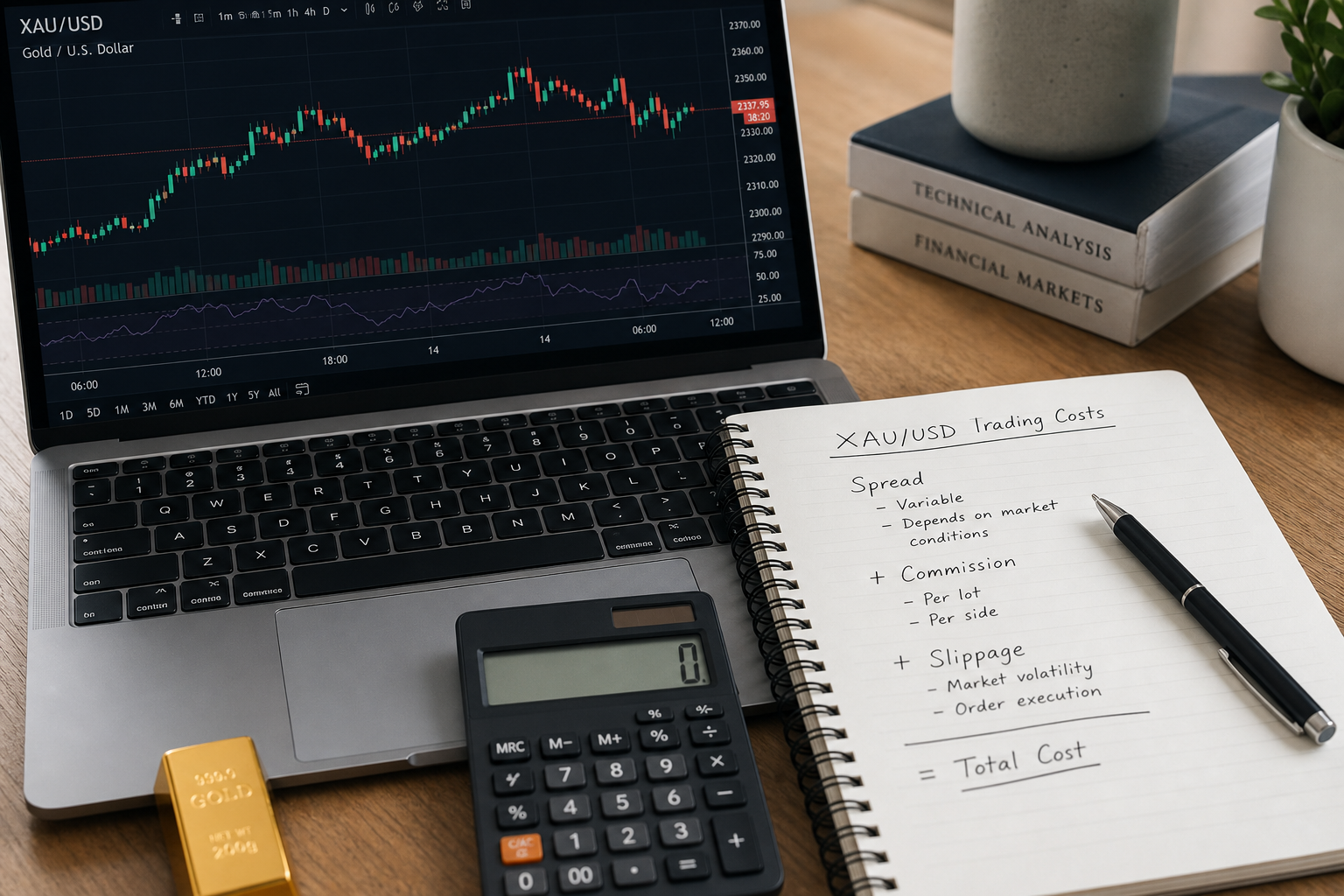 Exness Gold Spread Guide 2026: XAU/USD Cost