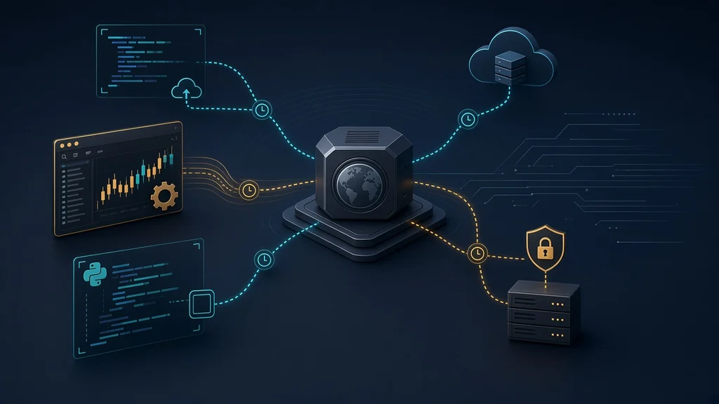 واجهة API للوسيط أم EA أم Python عبر MT5 أم FIX؟ دليل بنية التنفيذ 2026