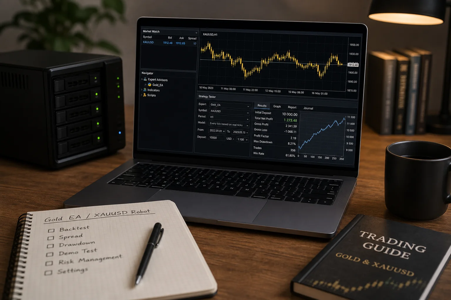 دليل Gold EA 2026: مخاطر روبوتات XAU/USD