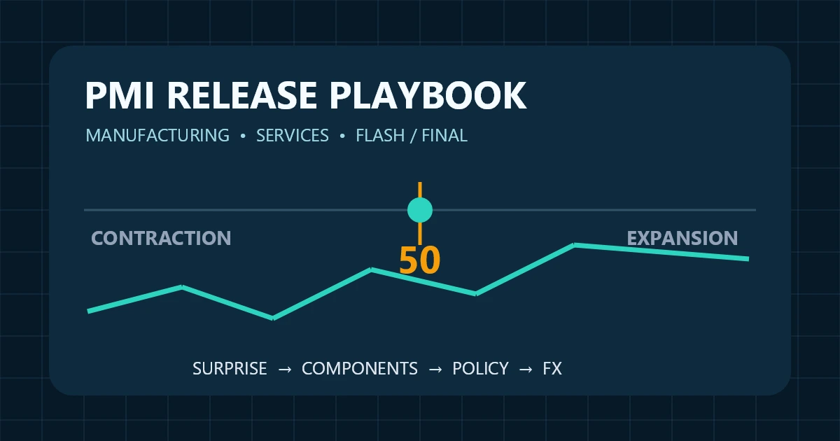 How to Trade PMI Data in Forex: Manufacturing, Services, and Flash Releases (2026)